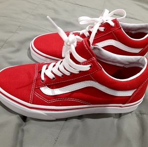 Red Vans....New without box